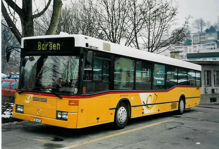 (058'812) - Rattin, Schaffhausen - Nr. 13/SH 413 - Mercedes am 20. Februar 2003 in Schaffhausen, Bushof