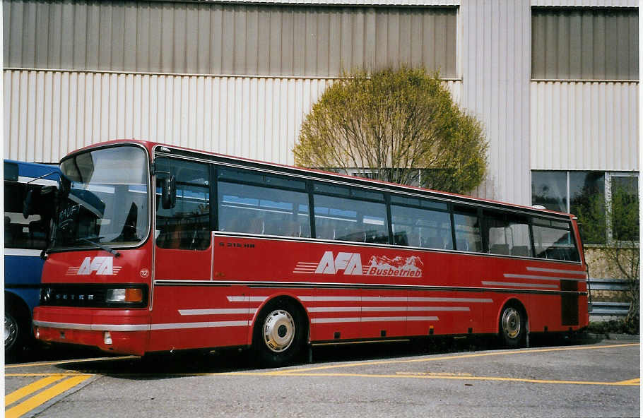 (059'718) - AFA Adelboden - Nr. 12 - Setra am 14. April 2003 in Biel, Rattinbus