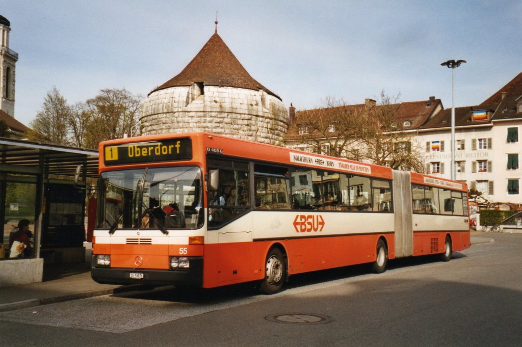 (059'810) - BSU Solothurn - Nr. 55/SO 59'876 - Mercedes am 14. April 2003 in Solothurn, Amthausplatz