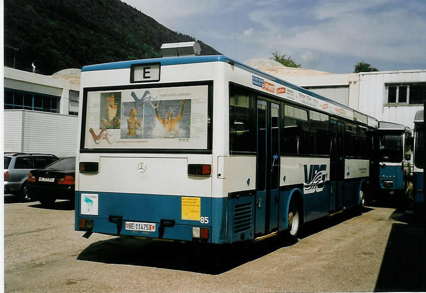 (060'624) - Welti-Furrer, Zrich - Nr. 85/BE 11'475 - Mercedes (ex VBZ Zrich Nr. 664) am 13. Juni 2003 in Biel, BTR