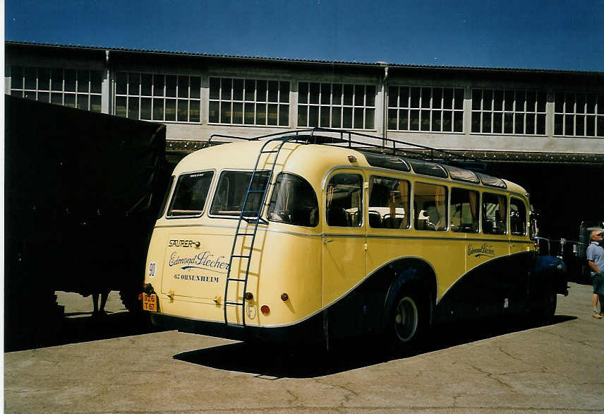 (060'815) - Aus Frankreich: Flecher, Ohnenheim - 926 T 67 - Saurer/Di Rosa am 21. Juni 2003 in Hinwil, AMP