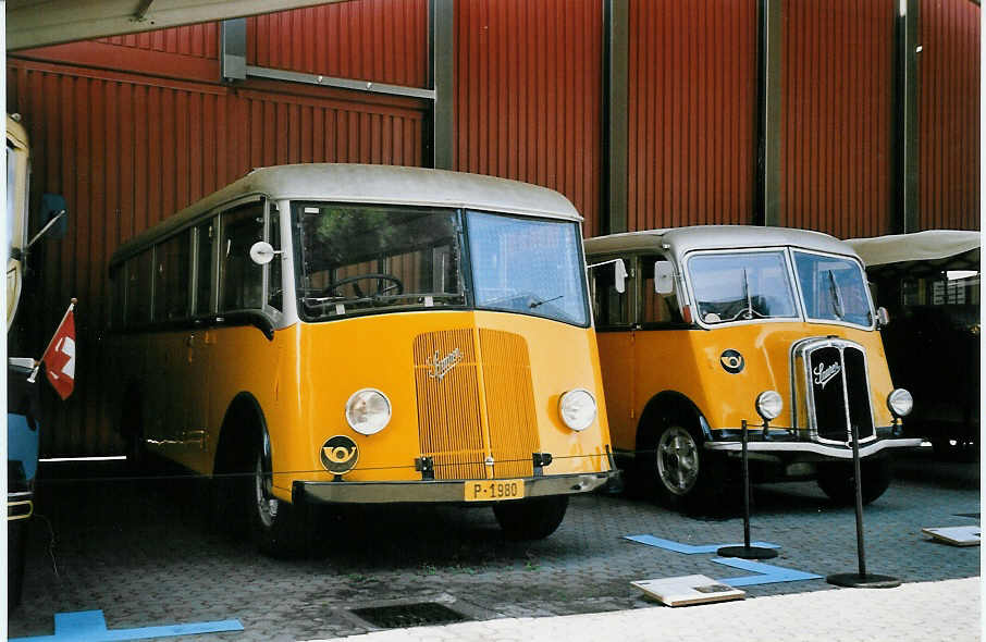 (061'511) - PTT-Regie - P 1980 - Saurer/Saurer am 13. Juli 2003 in Luzern, Verkehrshaus