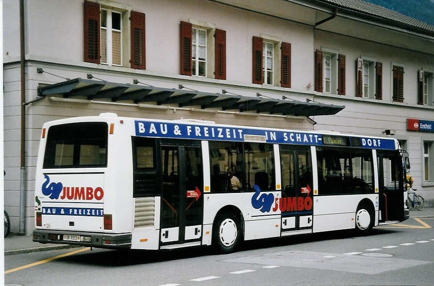 (062'018) - AAGU Altdorf - Nr. 26/UR 9313 - Den Oudsten am 28. Juli 2003 beim Bahnhof Erstfeld