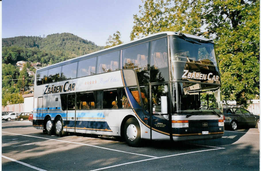 (062'703) - Zbren, Konolfingen - BE 26'780 - Van Hool am 12. August 2003 in Thun, Seestrasse