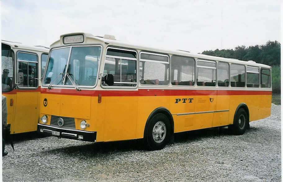 (063'016) - Zimmermann, Niederwangen - BE 985 U - Saurer/Tscher (ex P 24'632) am 30. August 2003 in Niederbipp, Saurertreffen