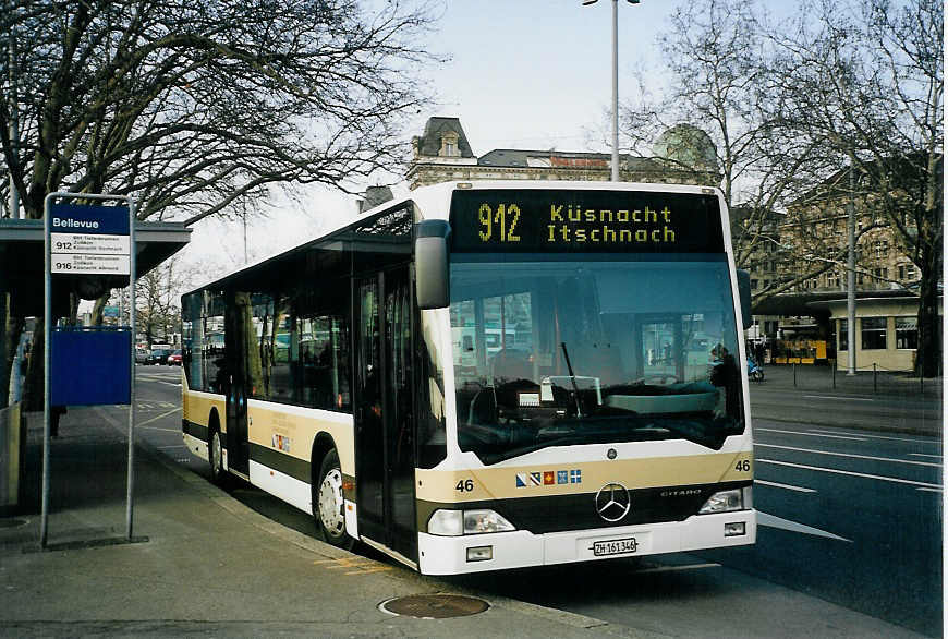 (065'621) - AZZK Zollikon - Nr. 46/ZH 161'346 - Mercedes am 16. Februar 2004 in Zrich, Bellevue