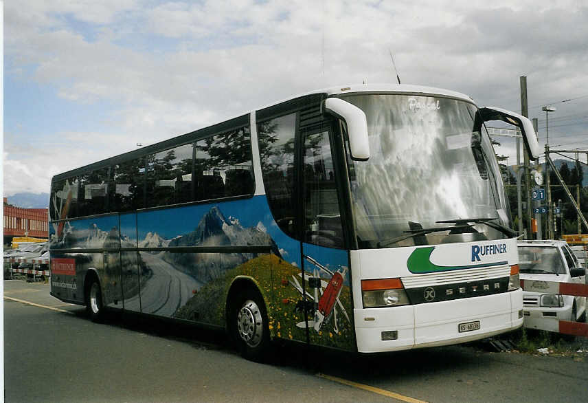 (069'926) - Ruffiner, Turtmann - VS 68'136 - Setra am 14. August 2004 in Thun, CarTerminal