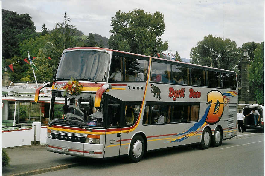 (069'927) - Dysli, Bern - Nr. 26/BE 220'210 - Setra (ex EvoBus, Kloten) am 14. August 2004 bei der Schifflndte Thun