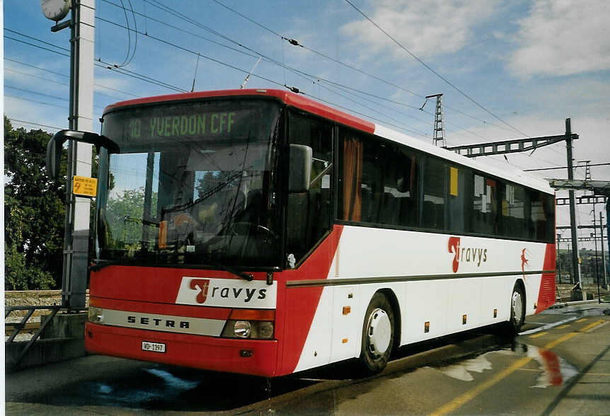 (071'402) - TRAVYS Yverdon - VD 1197 - Setra am 3. Oktober 2004 in Yverdon, Garage