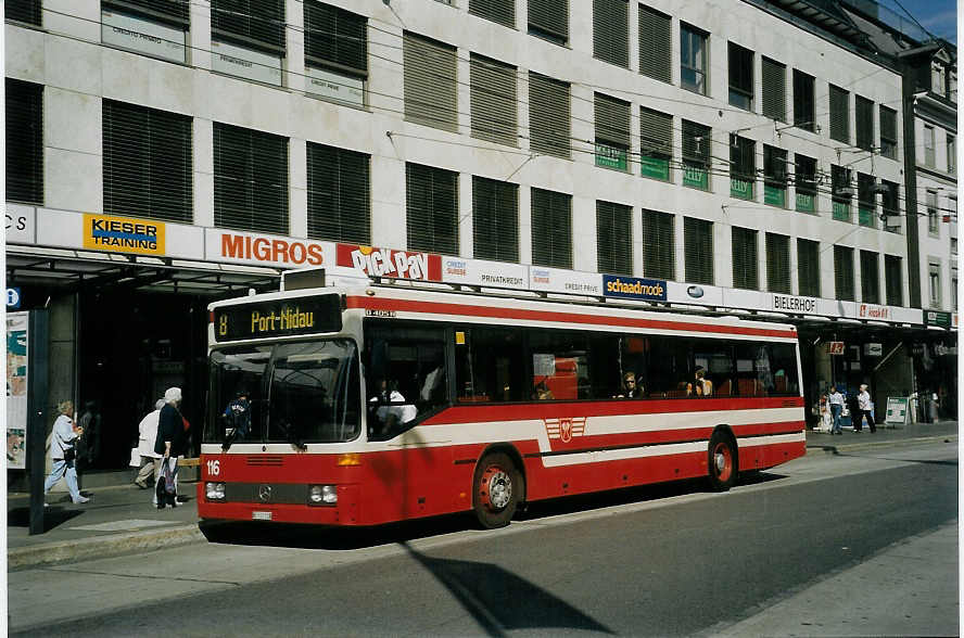 (071'711) - VB Biel - Nr. 116/BE 510'116 - Mercedes am 5. Oktober 2004 in Biel, Guisanplatz