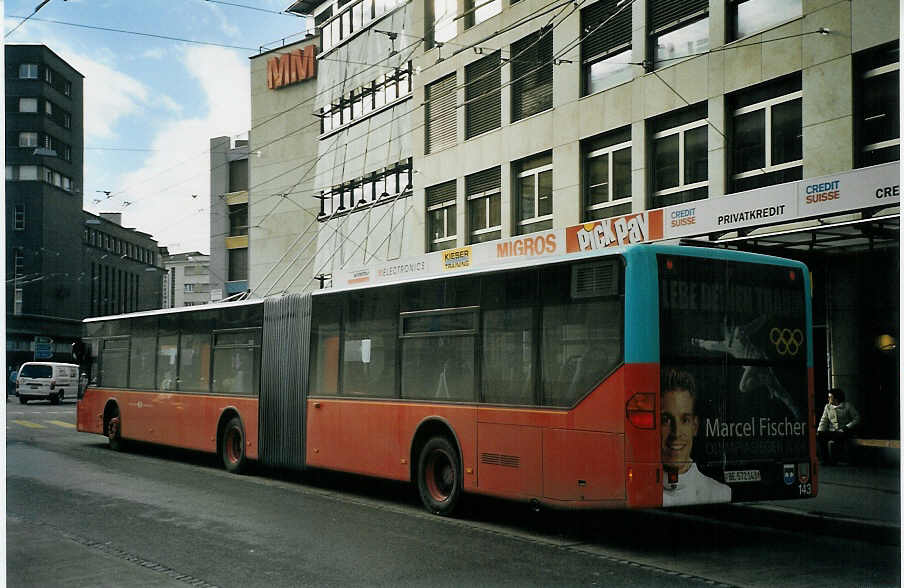 (073'720) - VB Biel - Nr. 143/BE 572'143 - Mercedes am 3. Januar 2005 in Biel, Guisanplatz