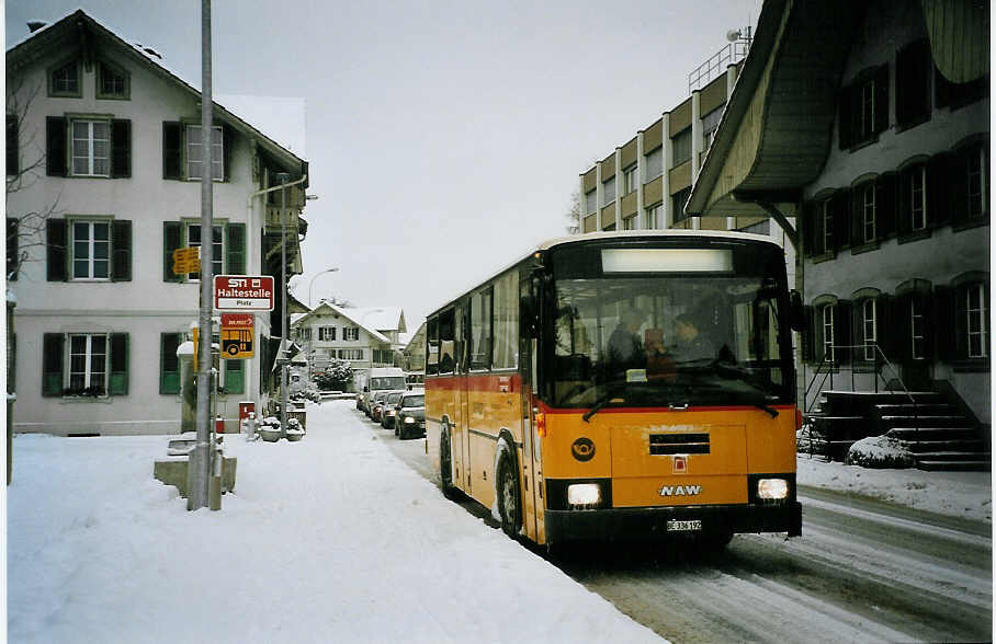 (074'332) - Burri, Teuffenthal - BE 336'192 - NAW/R&J am 24. Januar 2005 in Steffisburg, Platz