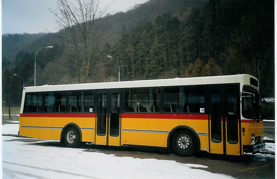 (075'403) - Steiner, Ortschwaben - Nr. 6 - Volvo/Lauber am 5. Mrz 2005 in Biel, BTR