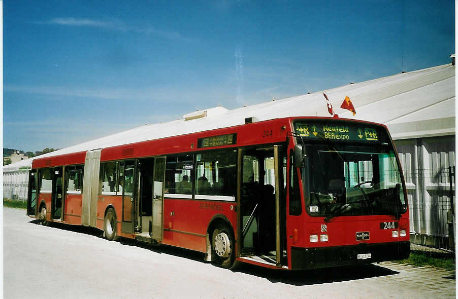 (076'506) - Bernmobil, Bern - Nr. 244/BE 518'244 - Van Hool am 1. Mai 2005 in Bern, BEA