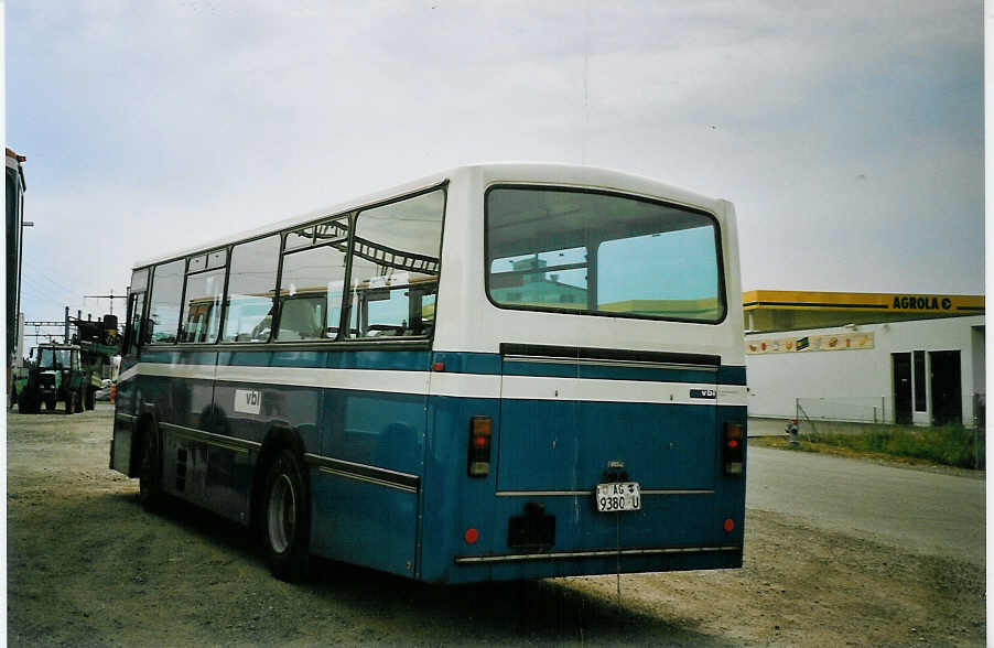 (076'936) - Bucheli, Kriens (RWB) - Nr. 8/AG 9380 U - FBW/FHS am 29. Mai 2005 in Hindelbank, Landi