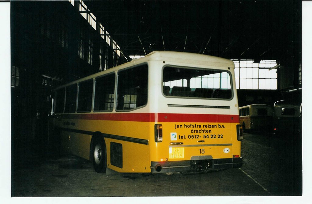 (078'802) - FRAM Drachten - Nr. 18/BH-TL-59 - Saurer/R&J (ex P 24'364) am 21. Juli 2005 in Drachten, Autobusmuseum