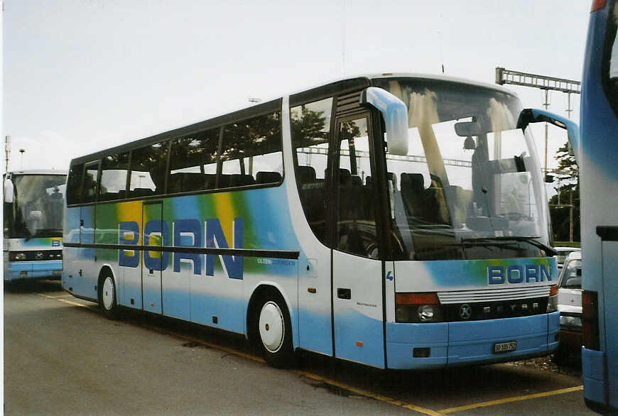 (080'408) - Born, Olten - Nr. 4/SO 105'752 - Setra am 13. September 2005 in Thun, CarTerminal