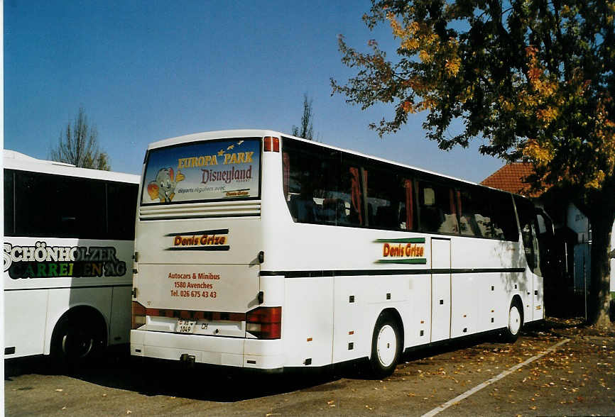 (080'805) - Aus der Schweiz: Grize, Avenches - Nr. 17/VD 1049 - Setra am 17. Oktober 2005 in Rust, Europapark