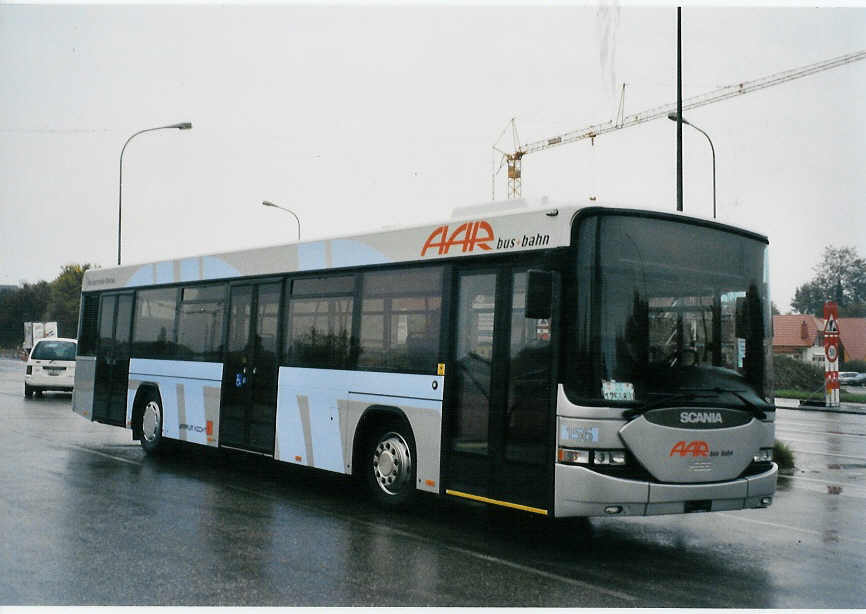 (081'026) - AAR bus+bahn, Aarau - Nr. 156/SO 12'568 U - Scania/Hess am 19. Oktober 2005 in Selzach