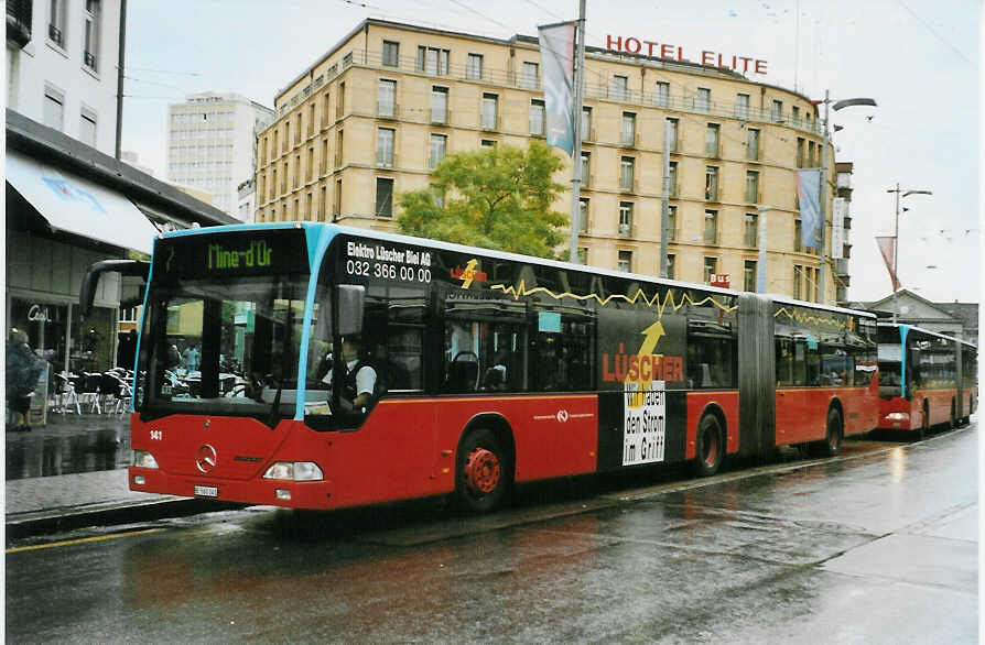 (081'323) - VB Biel - Nr. 141/BE 560'141 - Mercedes am 22. Oktober 2005 in Biel, Guisanplatz