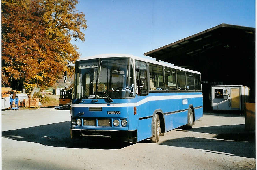 (081'413) - Bucheli, Kriens (RWB) - Nr. 8 - FBW/FHS am 29. Oktober 2005 in Oberburg, Ziegelgut