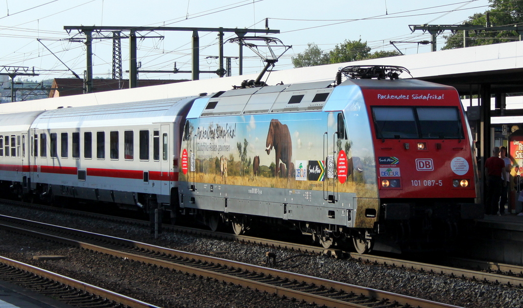 101 087  Sdafrika  mit IC 1958 nach Frankfurt am 20.05.12 in Fulda