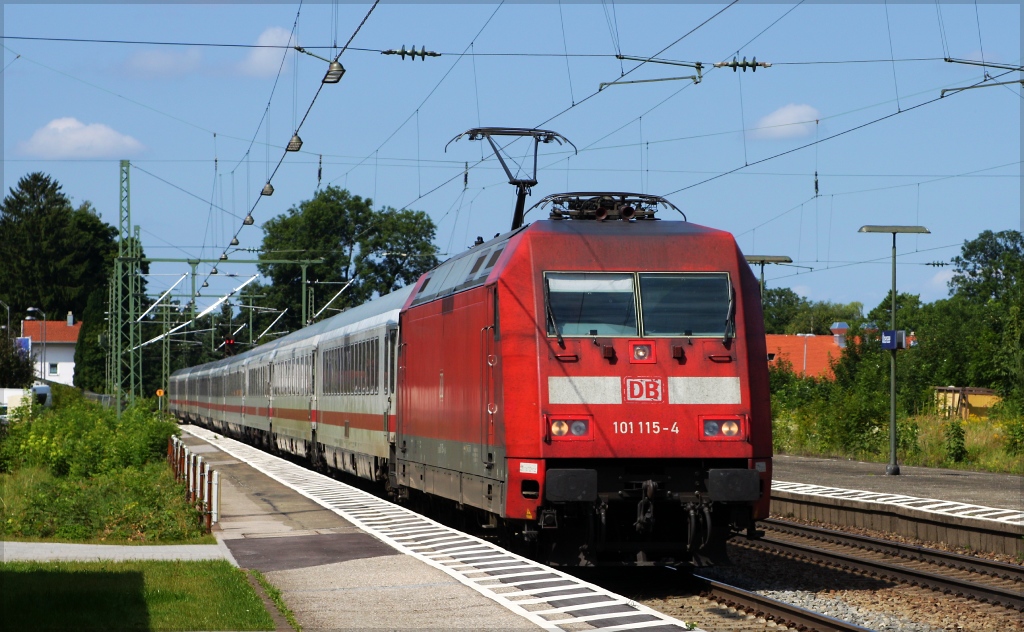 101 115 mit EC in Richtung Klagenfurt am 08.08.12 in bersee