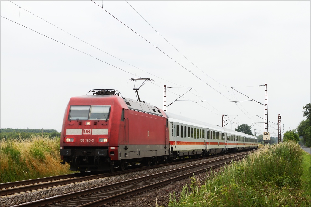 101 130 mit IC in Richtung Dortmund am 13.07.13 in Nordbgge