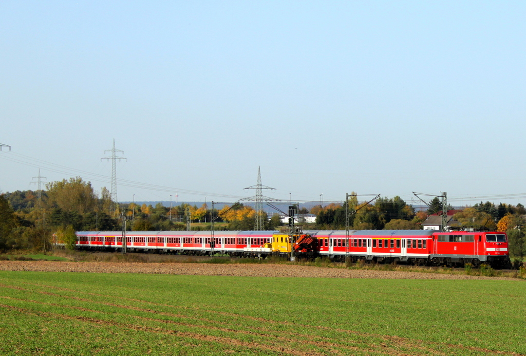 111 194 mit RE nach Fulda am 19.10.12 bei Fulda