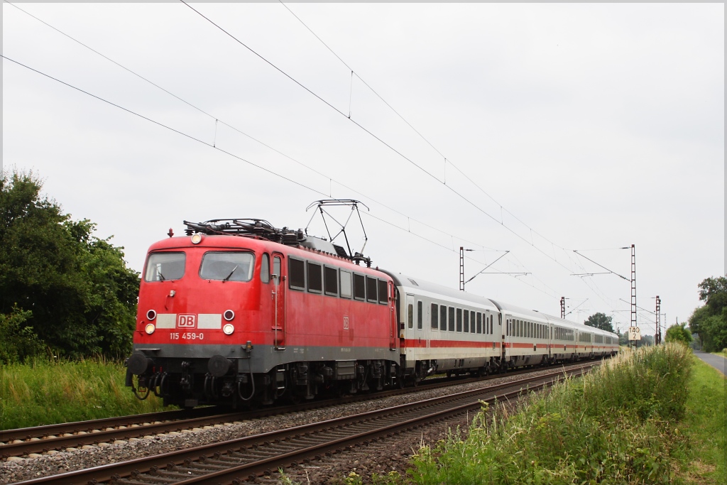 115 459 mit PbZ nach Dortmund am 14.07.13 in Nordbgge