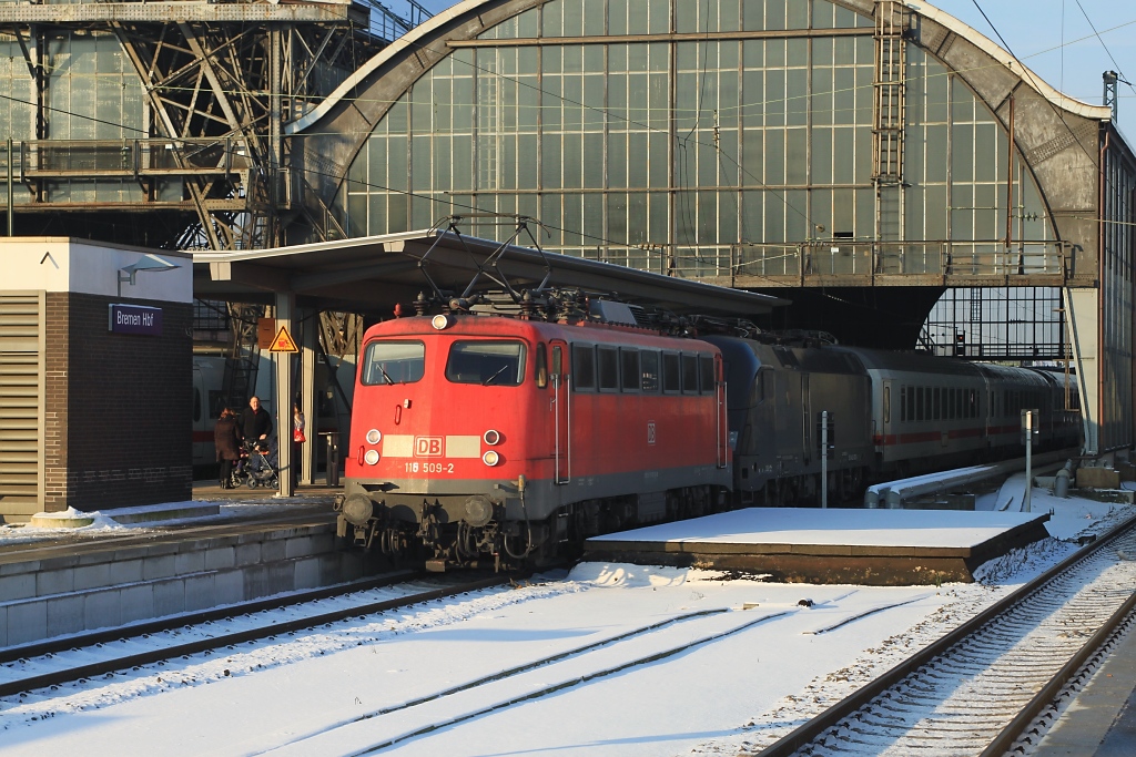 115 509 mit einem PbZ am 04.12.10 in Bremen