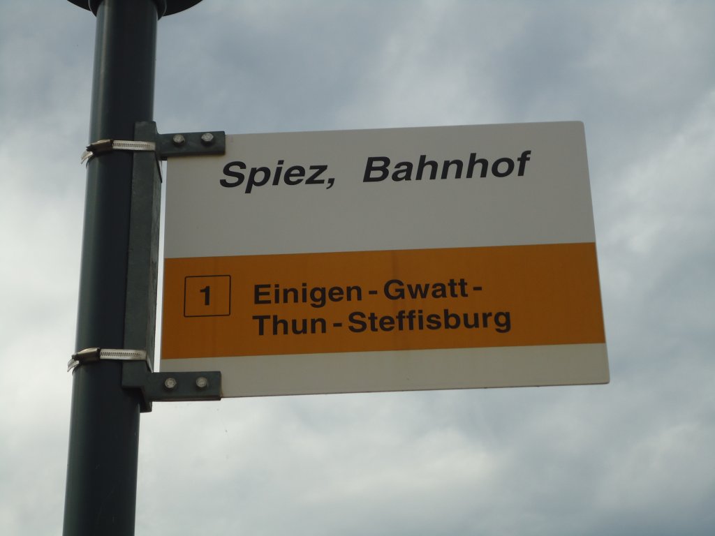 (129'129) - STI-Haltestelle - Spiez, Bahnhof - am 23. August 2010