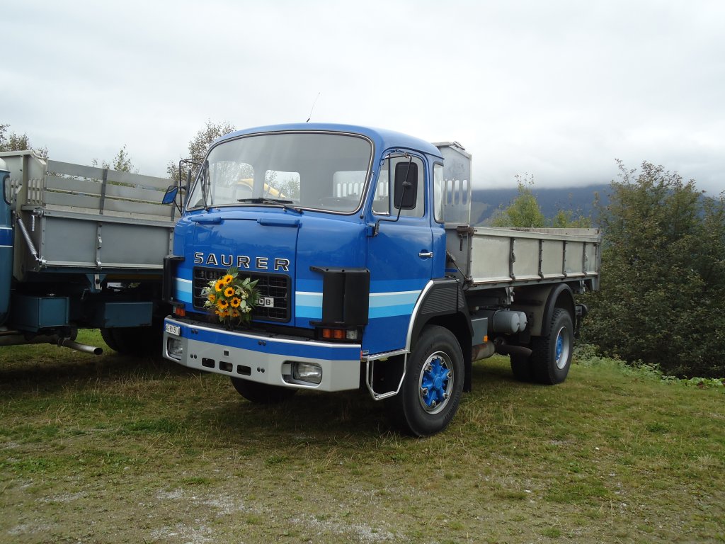 (129'970) - Saurer-Lastwagen - AG 10'551 U - am 18. September 2010 in Breil, Milit�ranlage