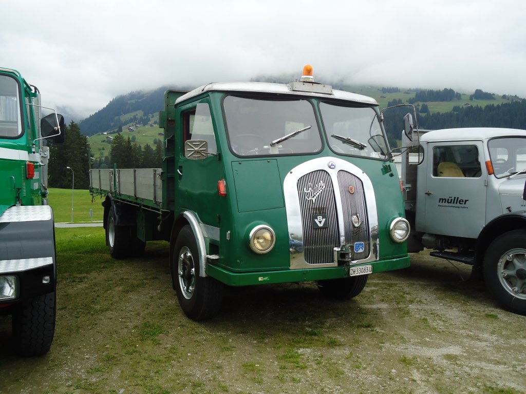 (129'973) - Saurer-Lastwagen - ZH 33'083 U - am 18. September 2010 in Breil, Milit�ranlage