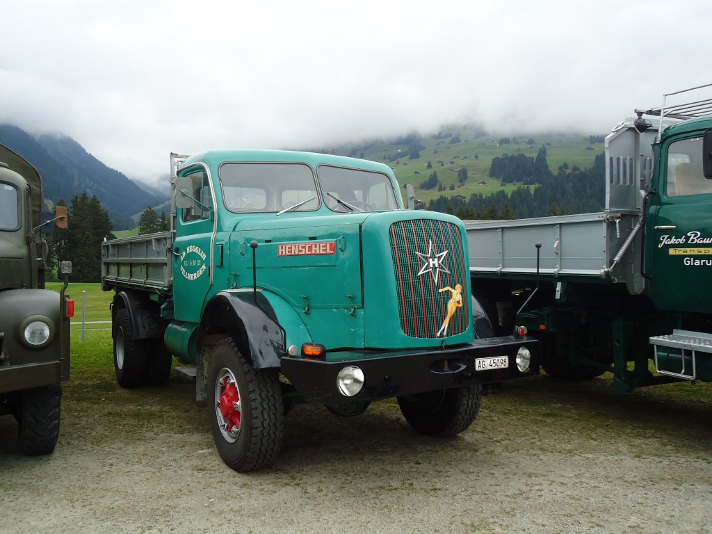 (129'977) - Hegglin, Villmergen - AG 45'098 - Henschel am 18. September 2010 in Breil, Milit�ranlage