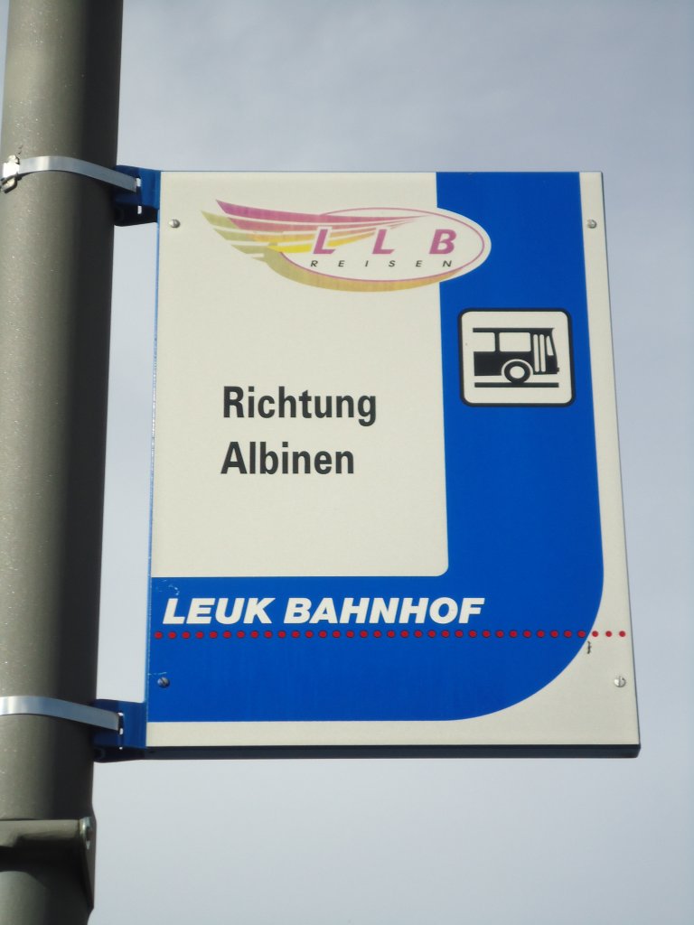 (130'851) - LLB-Haltestelle - Leuk, Bahnhof - am 1. November 2010