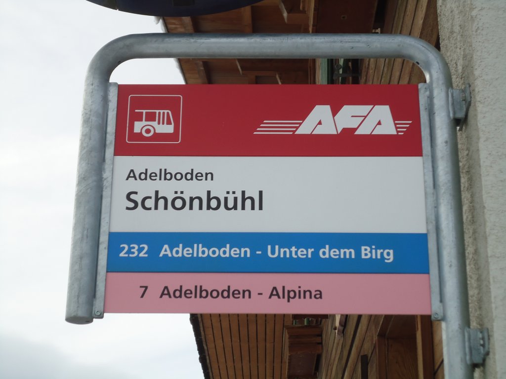 (131'130) - AFA-Haltestelle - Adelboden, Sch�nb�hl - am 28. November 2010