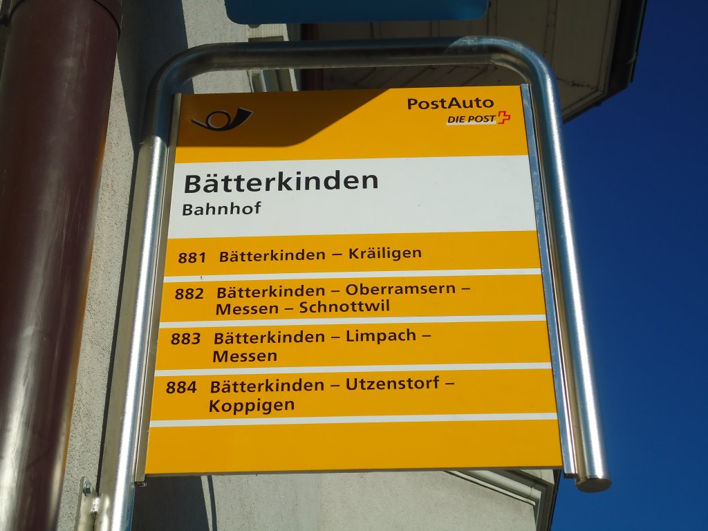 (132'449) - PostAuto-Haltestelle - B�tterkinden, Bahnhof - am 24. Januar 2011