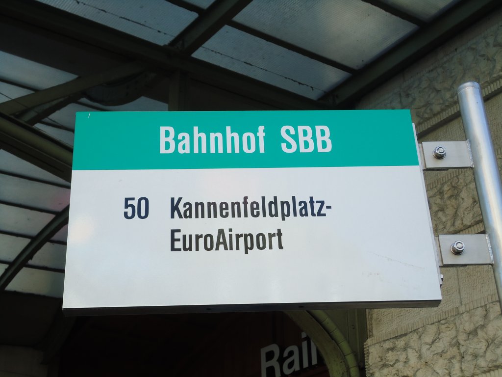 (132'564) - BVB-Haltestelle - Basel, Bahnhof SBB - am 7. Februar 2011