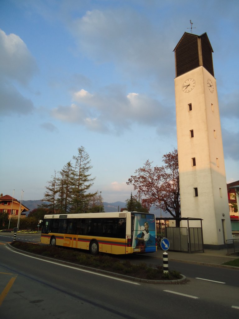 (133'313) - Die Kirche Allmendingen bei Thun am 16. April 2011