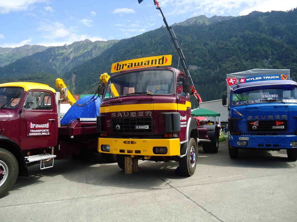 (134'396) - Brawand, Grindelwald - Saurer am 25. Juni 2011 in Interlaken, Flugplatz