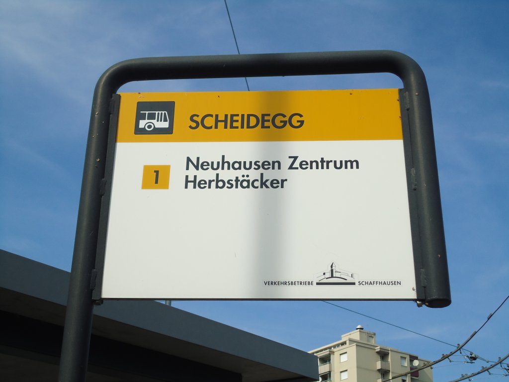 (136'154) - VBSH-Haltestelle - Neuhausen, Scheidegg - am 25. September 2011