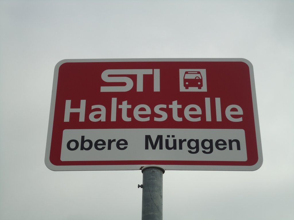 (136'620) - STI-Haltestelle - Fahrni, obere M�rggen - am 17. Oktober 2011