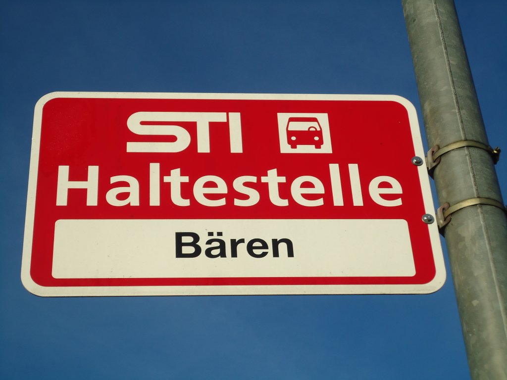 (136'804) - STI-Haltestelle - Wattenwil, B�ren - am 22. November 2011