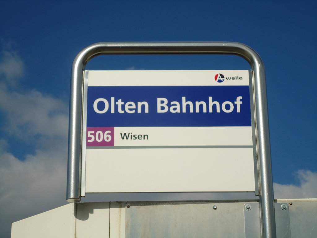 (138'115) - A-welle-Haltestelle - Olten, Bahnhof - am 6. M�rz 2012
