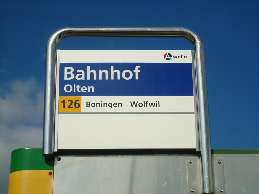 (138'116) - A-welle-Haltestelle - Olten, Bahnhof - am 6. M�rz 2012