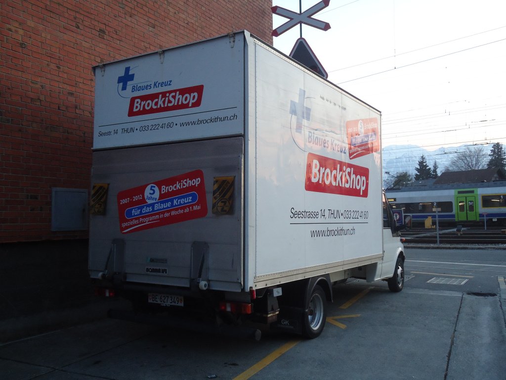 (138'372) - BrockiShop, Thun - BE 627'349 - Ford am 20. M�rz 2012 in Thun, Rosenau