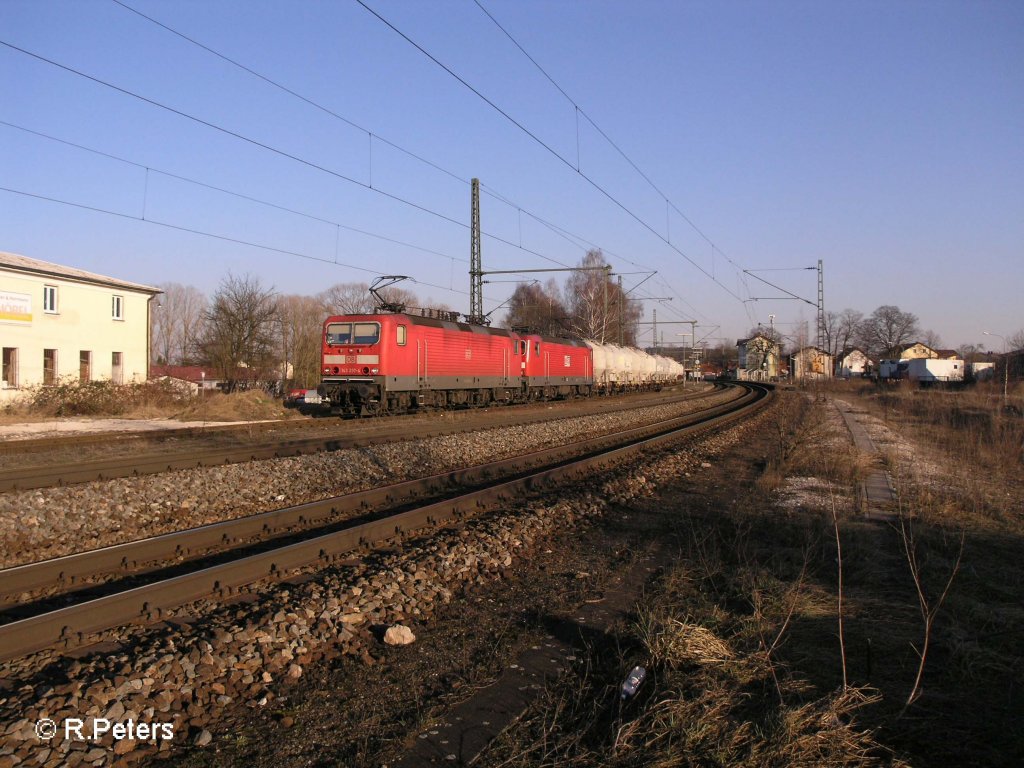 143 257-8 und 603 mssen eine ICE berholung in Seubersdorf abwarten. 06.03.08