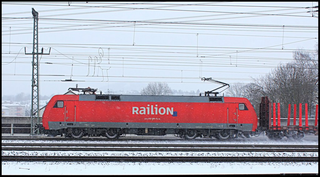 152 091 mit Gterzug am 23.02.13 in Fulda