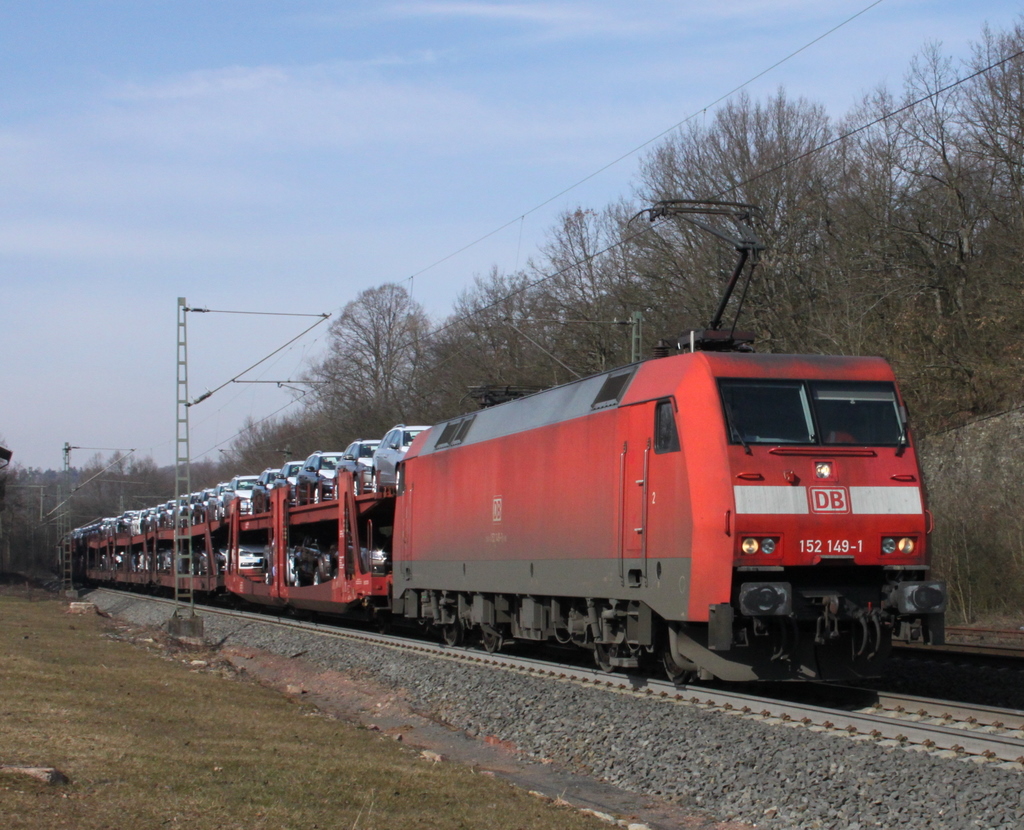 152 149-1 mit Gterzug am 05.03.11 in Vollmerz